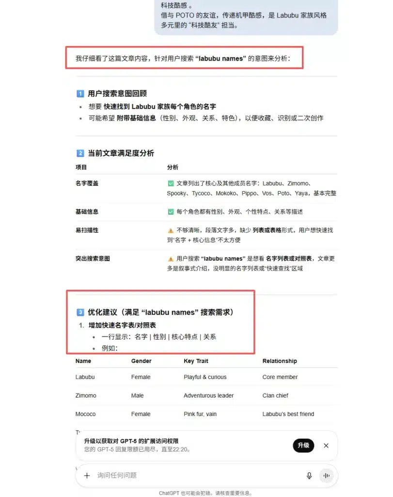 Chatgpt plus提升页面质量全过程02